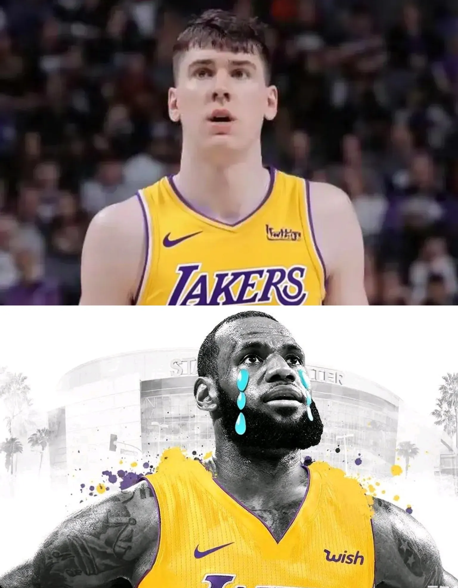 湖人主场击败国王，纳什现场助阵